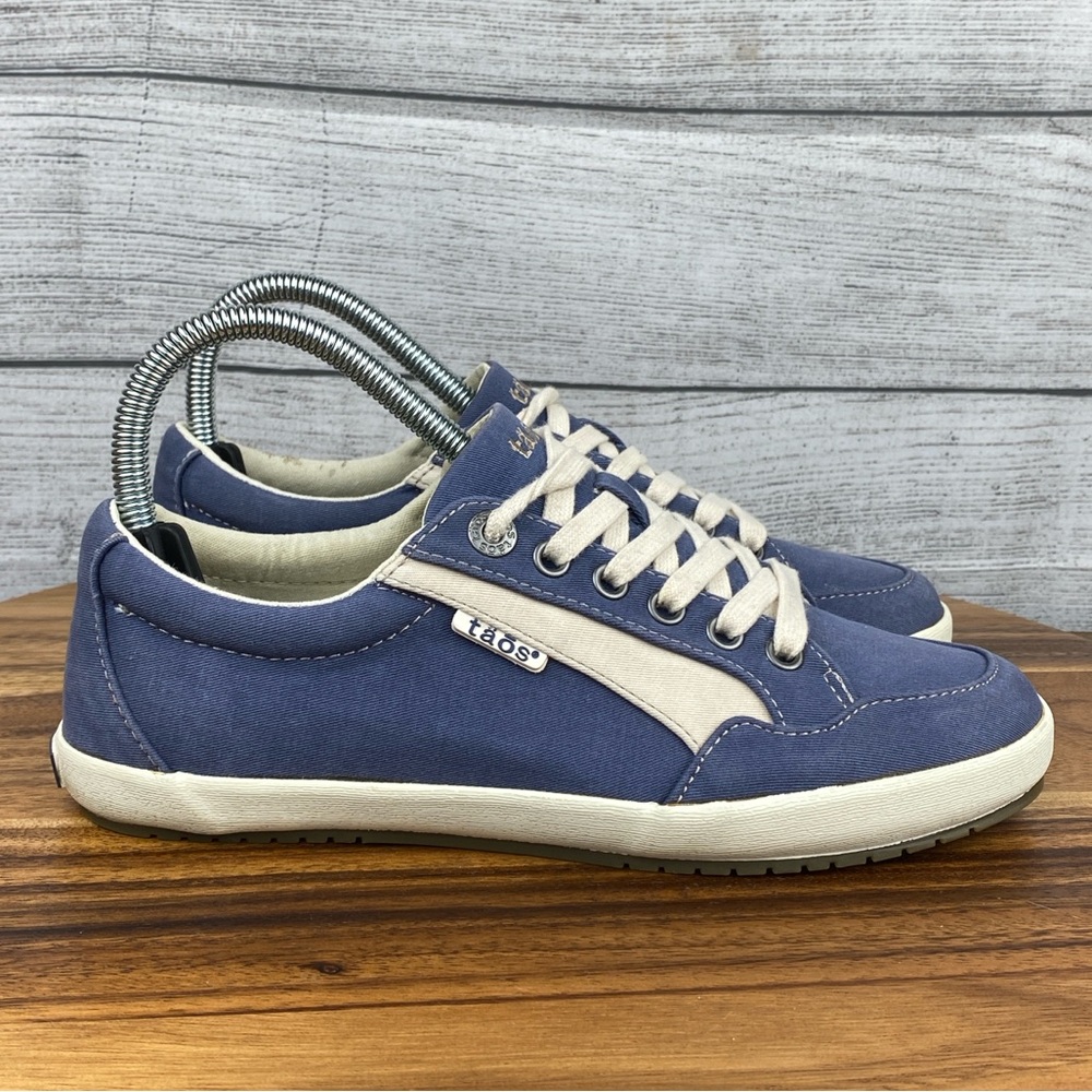 Taos Shooting Star Blue Canvas Comfort Sneaker SHS-14010 Women’s Shoe Size 7 - Picture 4 of 12